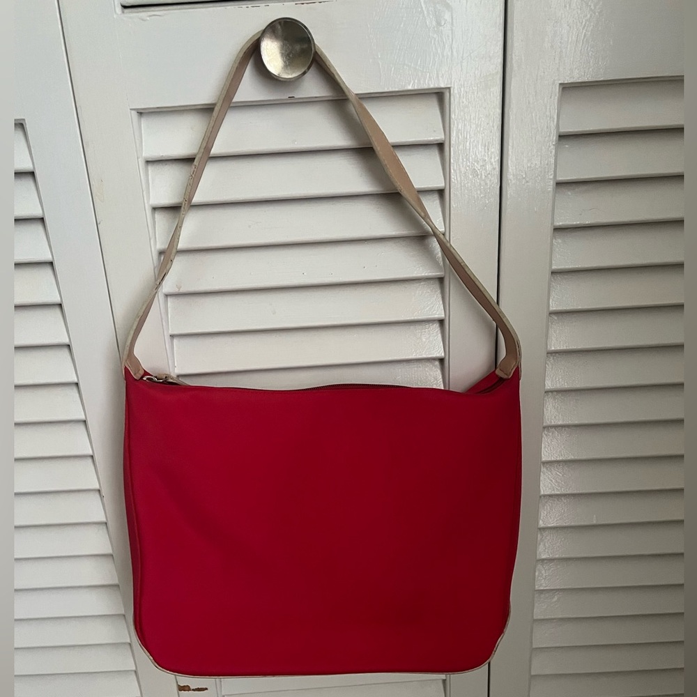 Used red purse/bag.